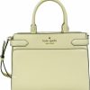 Satchel Handbags | Kate Spade Kate Spade New York Staci Medium Satchel Shoulder Bag Lemon Fond Yellow Leather