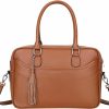 Satchel Handbags | Over Earth Over Earth Leather Satchel Handbags For Women Genuine Leather Purse Top Handle Shoulder Bag