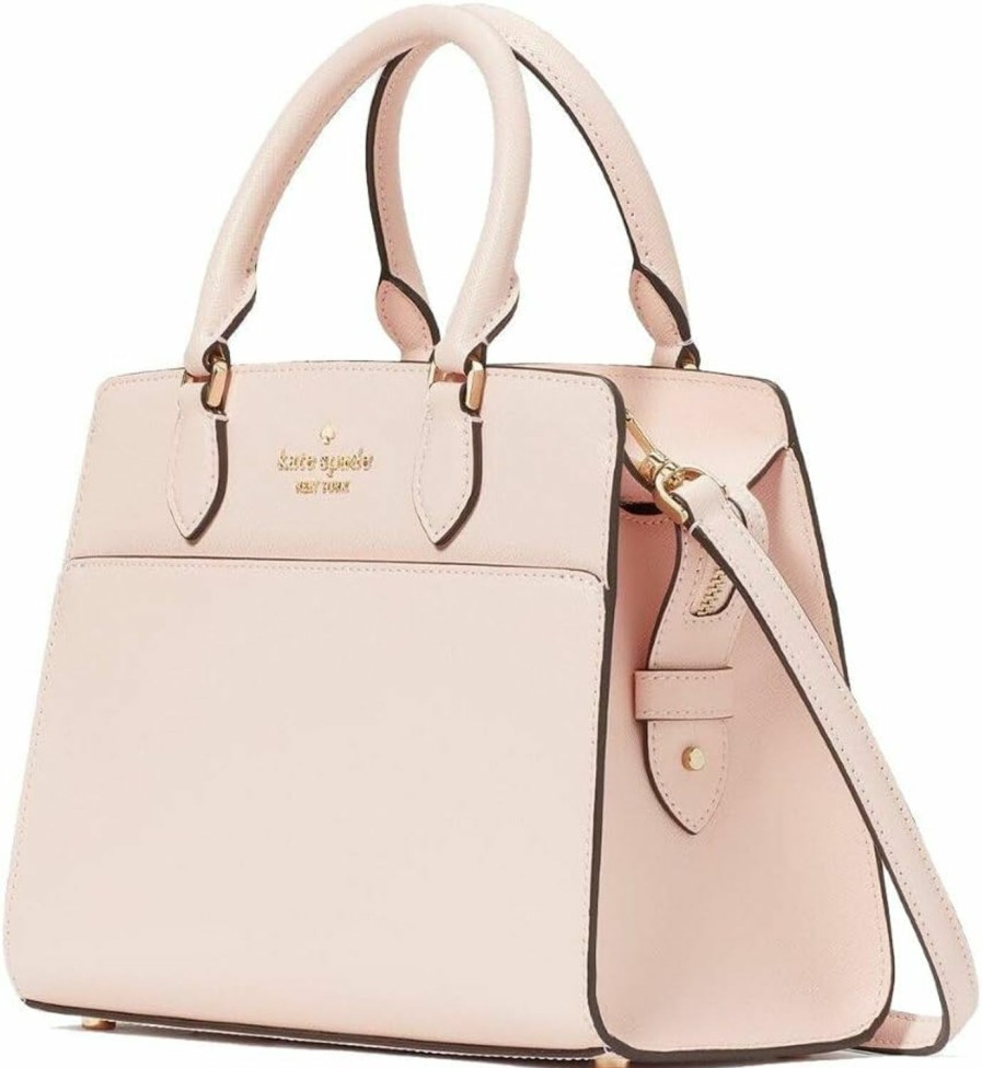 Satchel Handbags | Kate Spade New York Kate Spade New York Madison Small Satchel Handbag Crossbody (Conch Pink)