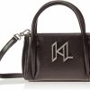 Satchel Handbags | Karl Lagerfeld Paris Karl Lagerfeld Paris Nouvelle Hobo Satchel, Shiny Blk