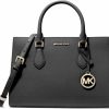 Satchel Handbags | Michael Kors Michael Kors Handbag For Women Sheila Satchel Medium (Black With Gold Hardware)