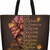 Satchel Handbags | Fzryhaika African American Tote Bags For Women Black Art Tote Afro Black Girl Magic Satchel Handbags For Gym School Travel