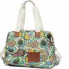 Satchel Handbags | Malirona Malirona Women'S Floral Canvas Messenger Bag Multi Pockets Shoulder Handbag Large Hobo Crossbody Fashion Top Handle Satchel