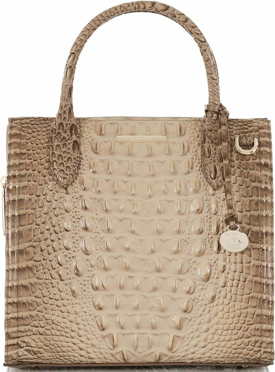 Satchel Handbags | BRAHMIN Small Caroline - Sesame Ombre Melbourne