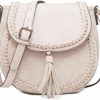 Satchel Handbags | YAQUNICER Yaqunicer Women Retro Crossbody Handbag Saddle Tassel Satchel Purses Shoulder Bag