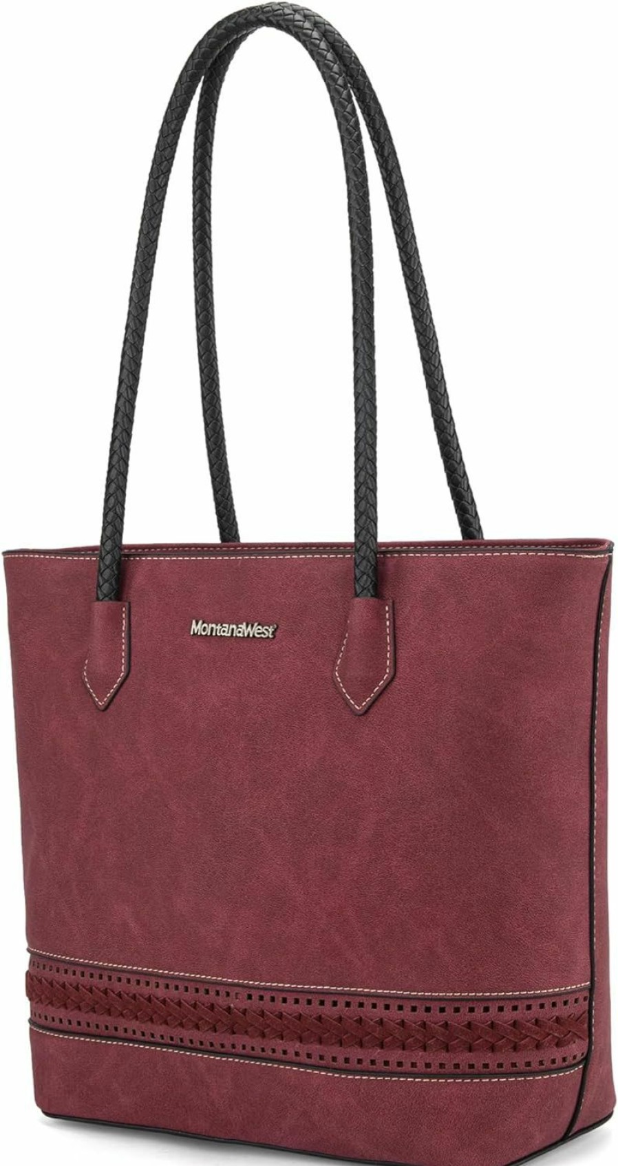 Satchel Handbags | Montana West Montana West Large Tote Bags For Women Woven Purses And Handbags With Zipper