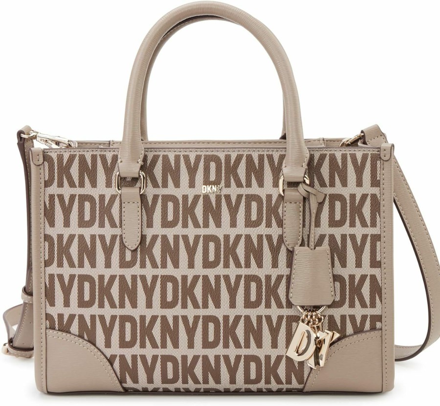 Satchel Handbags | DKNY Dkny Perri Box Satchel, Chino Logo/Truffle