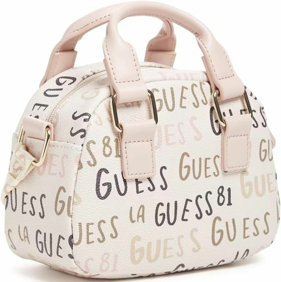 Satchel Handbags | GUESS Guess Mini Faux-Leather Logo Satchel