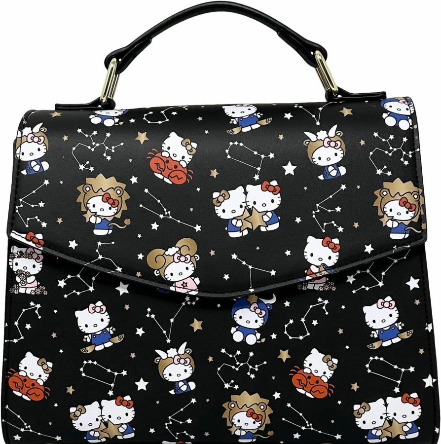 Satchel Handbags | Loungefly Loungefly Sanrio Hello Kitty Zodiac Allover Print Crossbody Satchel Handbag Purse