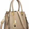 Satchel Handbags | KKXIU Kkxiu Elegant Women Satchel Purses And Handbags Vegan Leather Top Handle Shoulder Crossbody Bag (A-Camel)