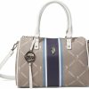 Satchel Handbags | U.S. Polo Assn. U.S. Polo Assn. Signature Swifty Satchel Tan One Size