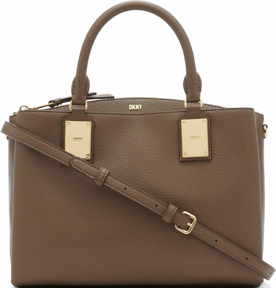 Satchel Handbags | DKNY Dkny Chris Medium Satchel, Truffle