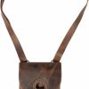 Satchel Handbags | La Antigua La Antigua, Vintage Crossbody Bag With Adjustable Shoulder Strap, Rustic Satchel, Travel Bag, Purse, Full Grain Leather, Handmade, Bourbon Brown