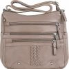 Satchel Handbags | ELDA Elda 10 Pockets Crossbody Purse For Women Medium Pocketbooks Ladies Soft Pu Leather Shoulder Bag Ladies Top Handle Satchel