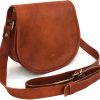 Satchel Handbags | Generic Handmade Full Grain Vintage Leather Crossbody Sling Bag Women/Teen Girls Purse Wallet Satchel Handbag Messenger Bags