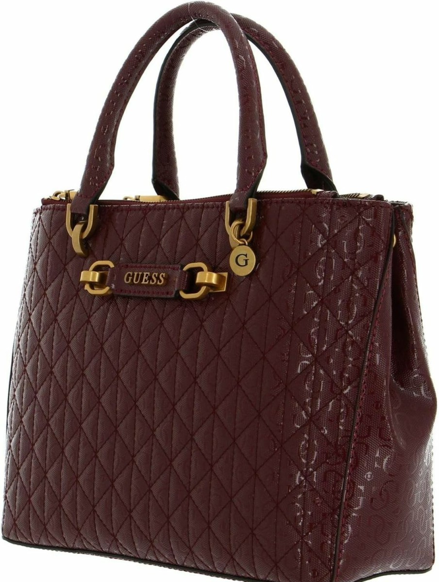 Satchel Handbags | GUESS Guess Aveta Status Satchel, Merlot