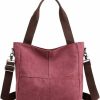 Satchel Handbags | Sunshinejing Sunshinejing Women'S Small Canvas Tote Bag Shoulder Crossbody Bags Work Purses Travel Satchel