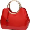 Satchel Handbags | Rullar Rullar Women Elegant Handbag And Purse Top Handle Bag Patent Leather Tote Satchel Shoulder Clutch Crossbody Bag