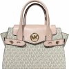 Satchel Handbags | Michael Kors Michael Kors Carmen Saffiano Leather Small Flap Satchel Shoulder Purse Bag