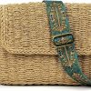 Satchel Handbags | Purlriv Straw Shoulder Bag For Women Summer Beach Woven Bag Travel Crossbody Handbag Satchel Purse