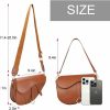 Satchel Handbags | JBB Jbb Women Saddle Shoulder Bag Clutch Purse Small Crossbody Bag Satchel Bags Handbag Pu Leather