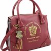 Satchel Handbags | Bioworld Harry Potter Purse Designer Handbag Hogwarts Houses Womens Top Handle Shoulder Satchel Bag