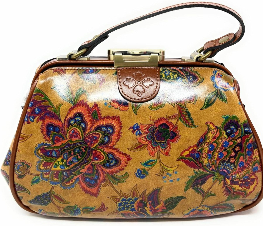 Satchel Handbags | Patricia Nash Patricia Nash Gracchi Leather Satchel, French Tapestry