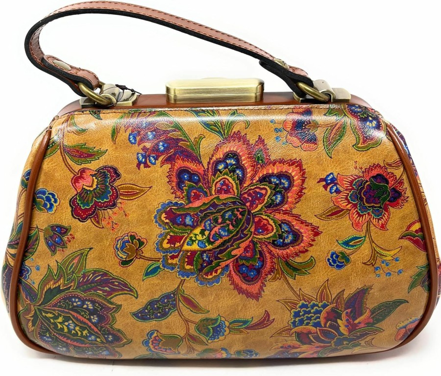 Satchel Handbags | Patricia Nash Patricia Nash Gracchi Leather Satchel, French Tapestry