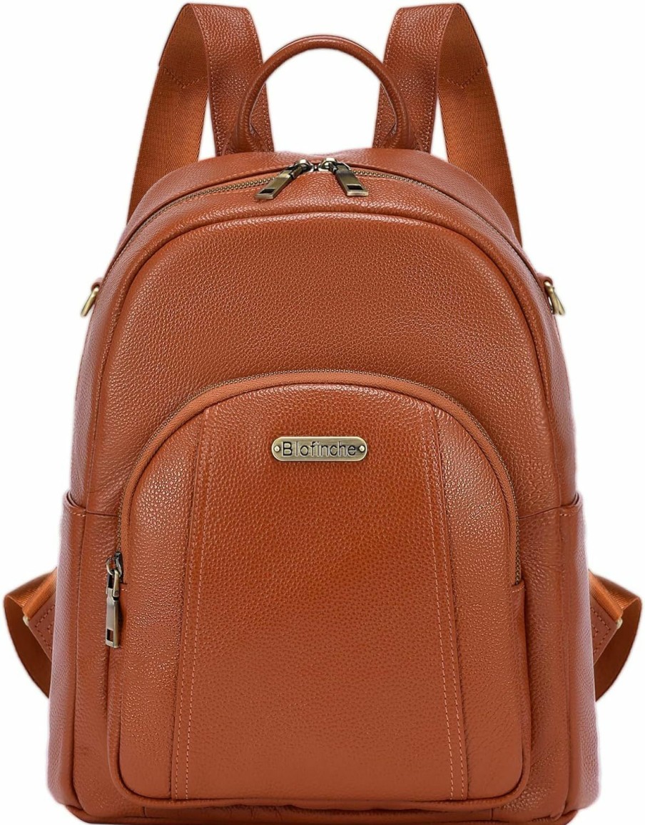 Satchel Handbags | Blofinche Blofinche Genuine Leather Backpack Purse Women Satchel Handbags Convertible Anti-Theft Work Shoulder Bag