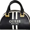 Satchel Handbags | GUESS Guess Mildred Mini Bowler, Black