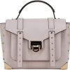 Satchel Handbags | Michael Kors Michael Kors Manhattan Medium Contrast-Trim Leather Satchel