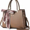 Satchel Handbags | FANDARE Fandare Roomy Fashion Womens Totes Handbag Satchel Shoulder Bag Lightweight Top Handle Bag Pu Leather Crossbody Bag