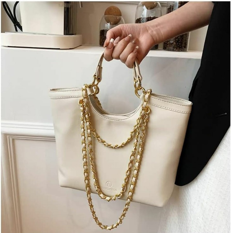 Satchel Handbags | Bagkcopp Bagkcopp Fashion Women Shoulder Bag Handbags For Women Large Satchel Chain Shoulder Tote Bag