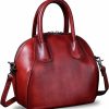 Satchel Handbags | IVTG Genuine Leather Handbags For Women Top Handle Satchel Purses Ladies Shoulder Bag Handmade Vintage Crossbody Bag