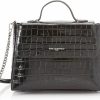 Satchel Handbags | Karl Lagerfeld Paris Karl Lagerfeld Paris Charlotte Satchel, Blk Croco