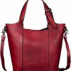 Satchel Handbags | LRTO Genuine Leather Handbags For Women Vintage Handmade Shoulder Bag Purse Tote Cowhide Satchel Top-Handle Bag For Ladies