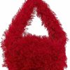 Satchel Handbags | Floerns Floerns Women'S Faux Fur Handbag Clutch Purse Fuzzy Winter Cute Plush Square Bag