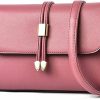 Satchel Handbags | FANDARE Fandare Ladies Shoulder Bag Womens Crossbody Bag Women Business Satchel Messenger Bag Travel Shopping Cross-Body Handbags Waterproof Pu Leather Pink