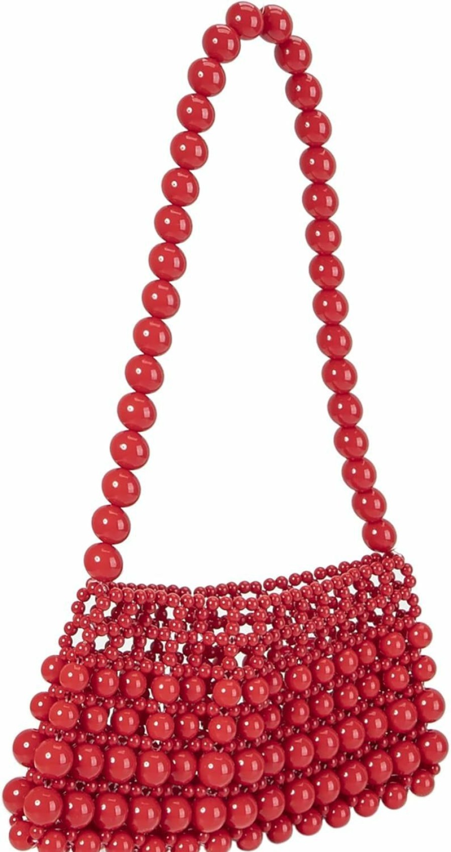 Satchel Handbags | Abvokury Abvokury Yushiny Women Colored Acrylic Beaded Handmade Satchel Handbag For Wedding Evening Party