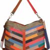 Satchel Handbags | Segater Women Multicolor Shoulder Purse Leather Tote Handbag Random Stripe Color Satchel