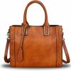 Satchel Handbags | LRTO Genuine Leather Satchel Handbag For Women Vintage Handmade Shoulder Bag Cowhide Tote Purse