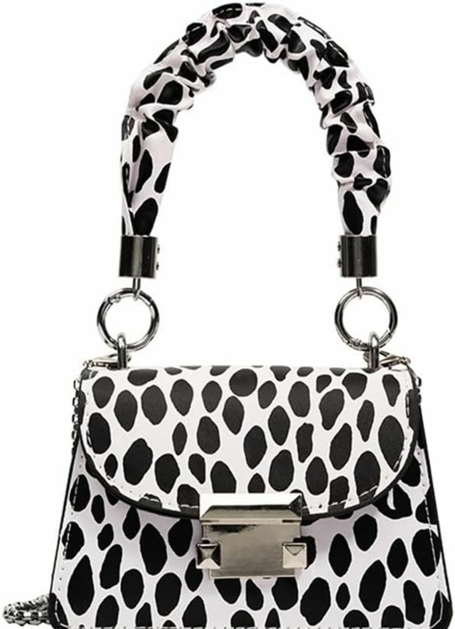 Satchel Handbags | PURFANREE Purfanree Women Cow Print Shoulder Bag Small Clutch Evening Purse Crossbody Handbag Satchel Bag Mini Purse