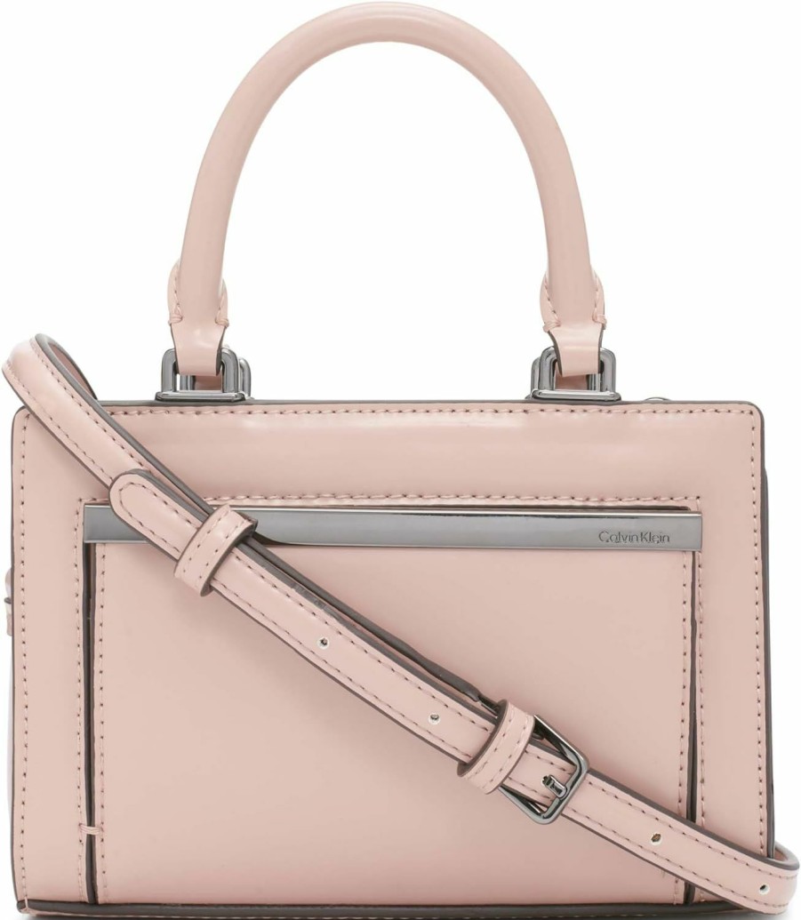 Satchel Handbags | Calvin Klein Calvin Klein Astrid Triple Compartment Organizational Mini Satchel Crossbody