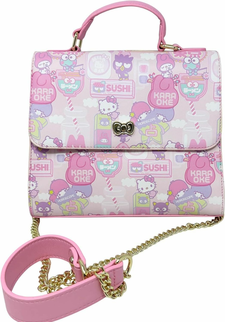 Satchel Handbags | Loungefly Loungefly Sanrio Hello Kitty Kawaii Allover Print Crossbody Satchel Handbag Purse