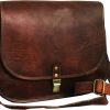 Satchel Handbags | cuero Cuero 14 Inch Leather Crossbody Satchel Ladies Purse Women Shoulder Bag Tote Travel Purse Genuine Leather (Brown)