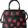 Satchel Handbags | Kate Spade New York Kate Spade New York Madison Rose Toss Printed Medium Satchel Black Res