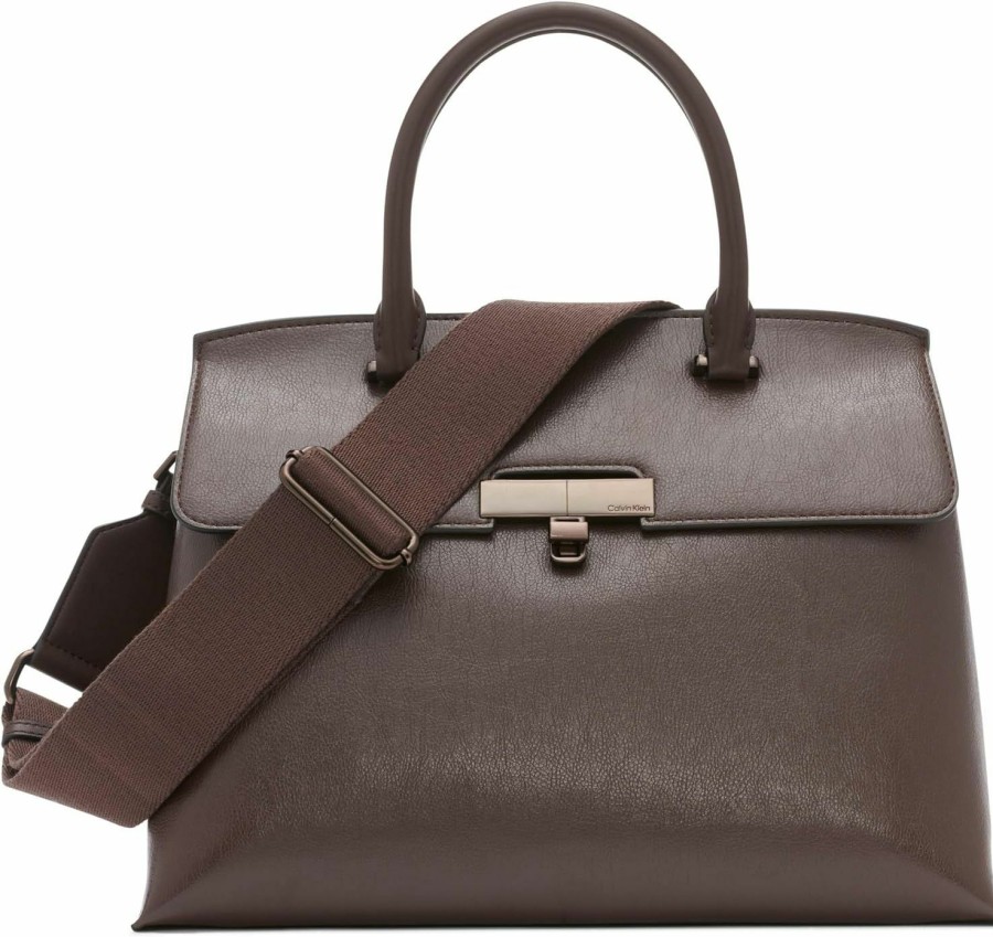 Satchel Handbags | Calvin Klein Calvin Klein Becky Turn Lock Satchel