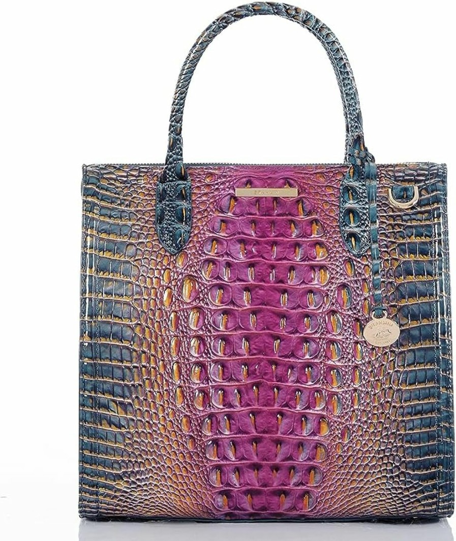 Satchel Handbags | BRAHMIN Violet Quartz Ombre Melbourne Caroline