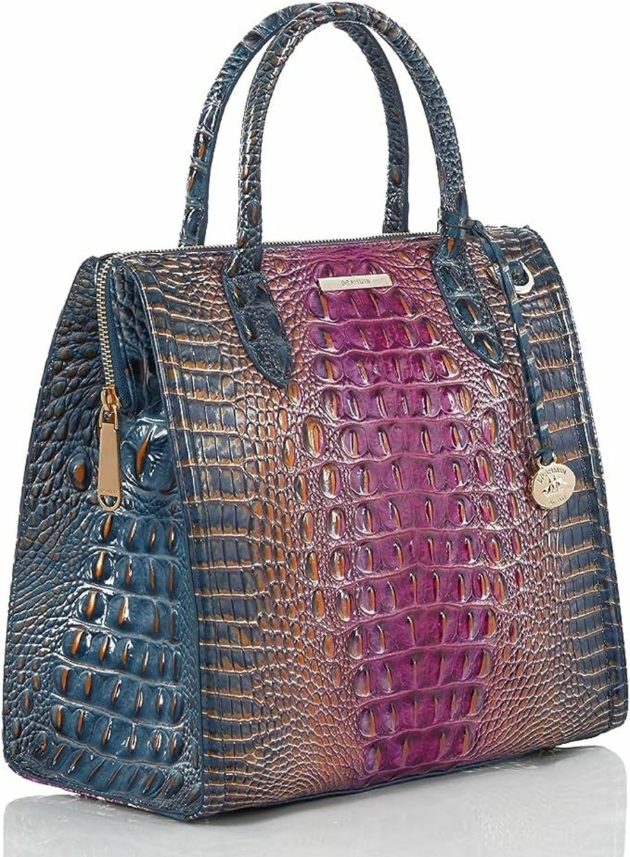 Satchel Handbags | BRAHMIN Violet Quartz Ombre Melbourne Caroline