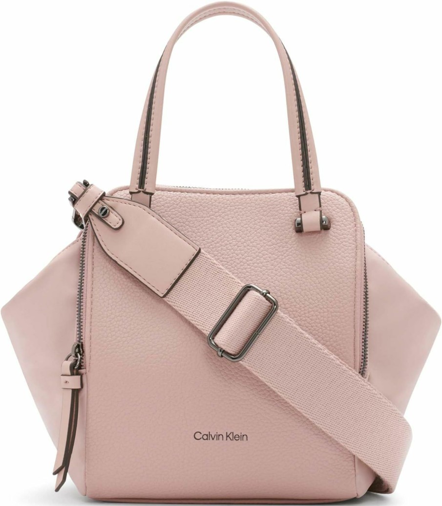 Satchel Handbags | Calvin Klein Calvin Klein Marble Triple Compartment Mini Satchel Crossbody